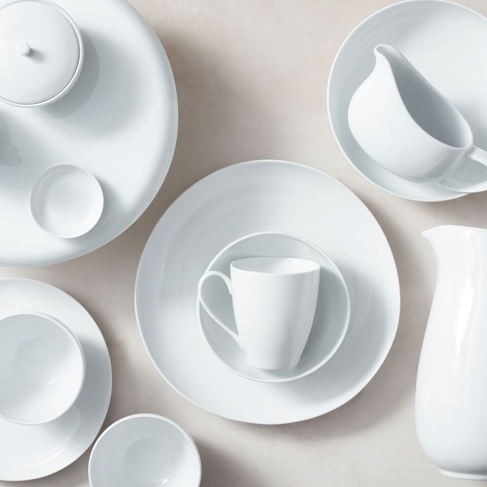 Organic Porcelain Dinnerware Sets West Elm UK